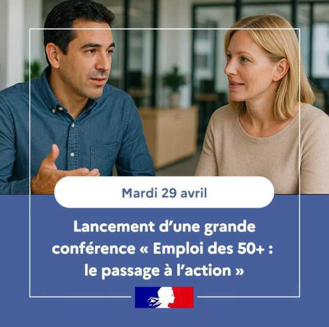 Ministère du Travail : Conférence Emploi des 50 ans et +