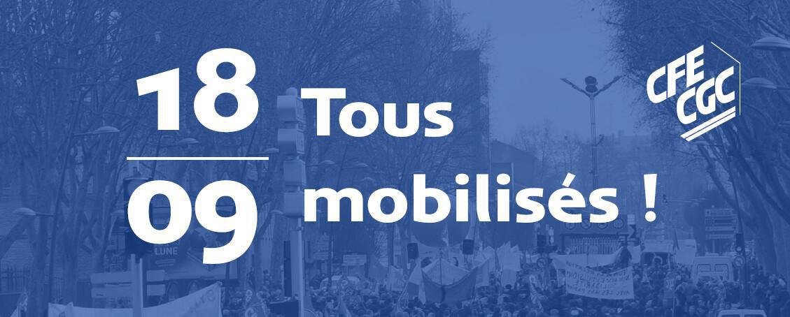 Mouvement National CFE-CGC du 18 septembre 2025