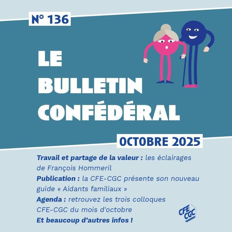Le Bulletin confédéral d'octobre 2025 est sorti ! 