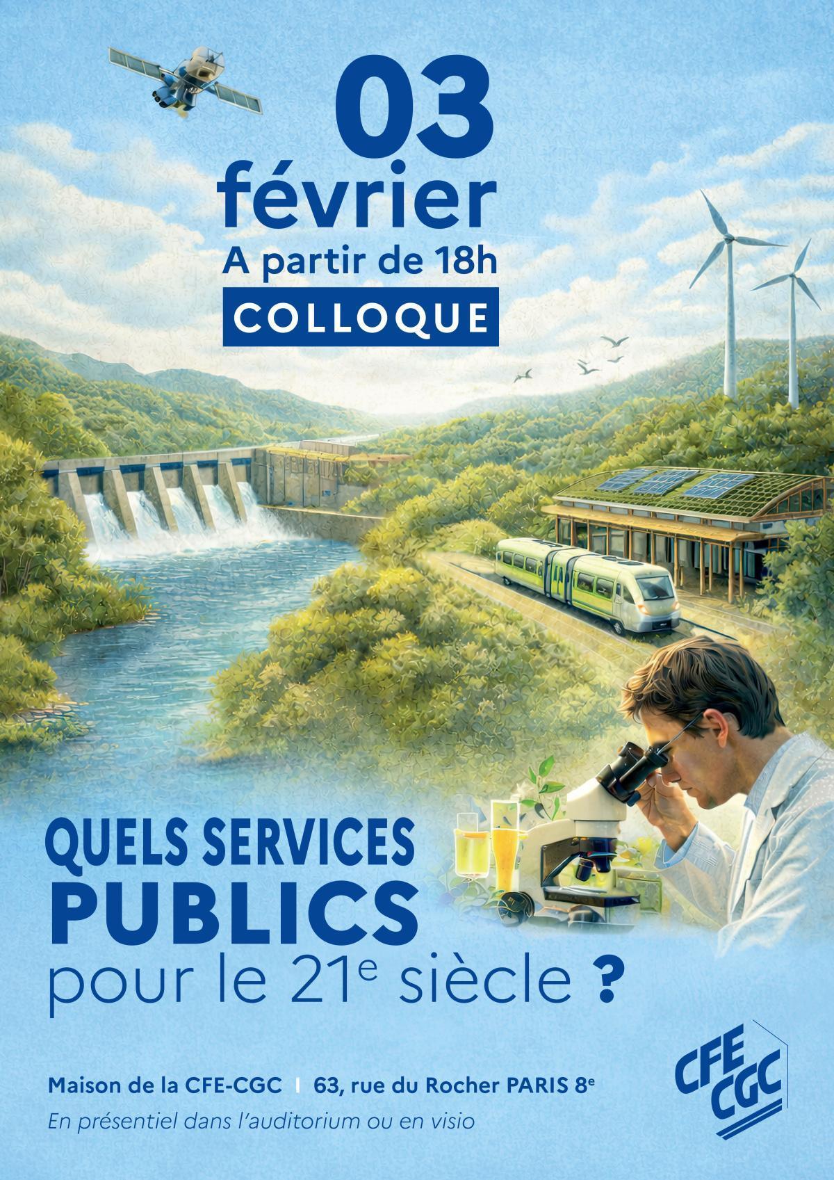 Quel avenir pour le service public ? La CFE-CGC poursuit le débat Quel avenir pour le service public ? La CFE-CGC poursuit le débat