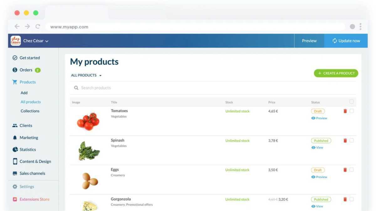 Negozi di alimentari Negozi di alimentari