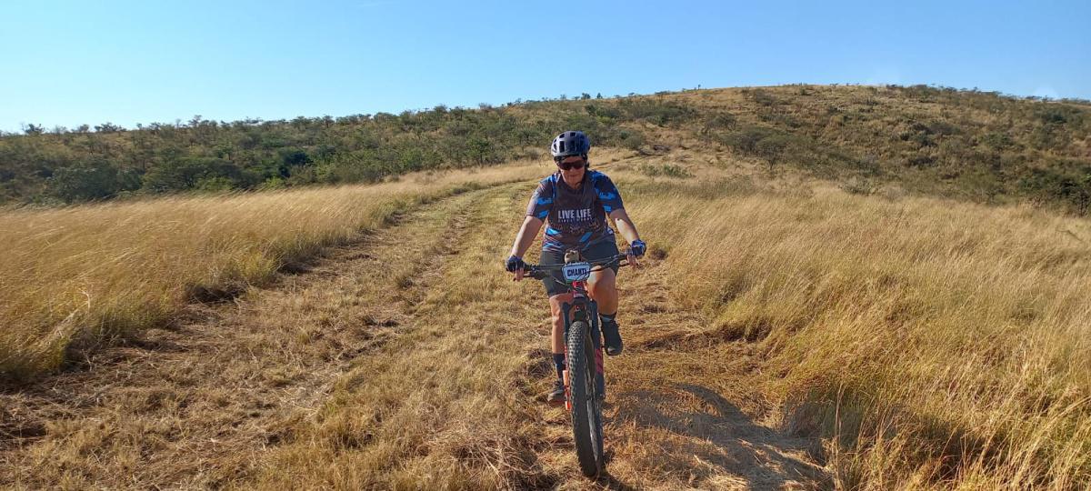 Imfolozi MTB Challenge - 40kms of the most incredible scenery. Some of the non riders spotted readying themselves this morning. #happiness