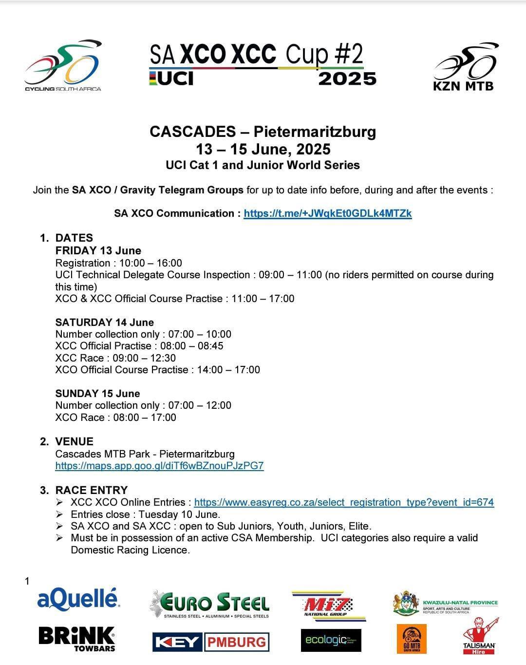 SA NATIONAL XCC XCO Cup #2