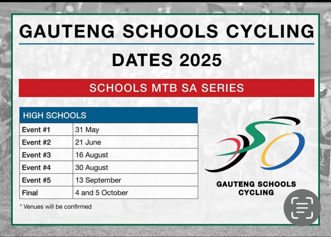 Gauteng Schools MTB Series (High Schools) FINAL Gauteng Schools MTB Series (High Schools) FINAL