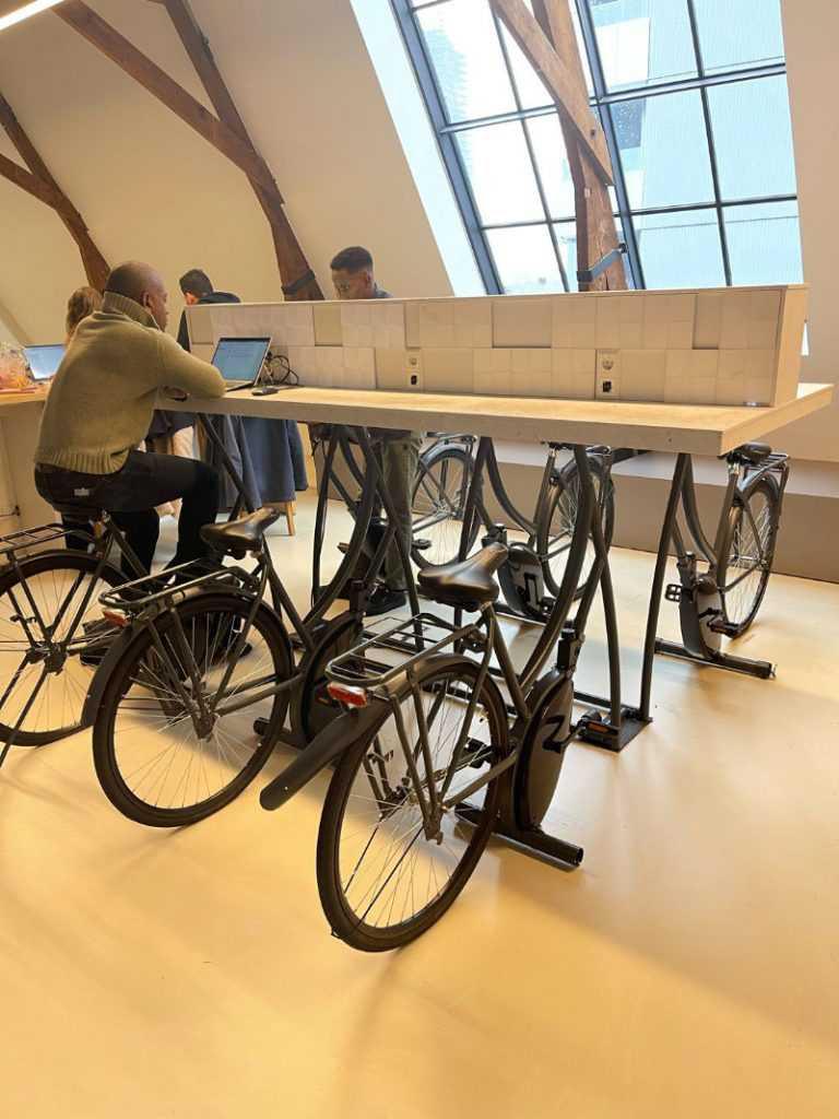 Library Utrecht – First E-Charge Innovation while Cycling