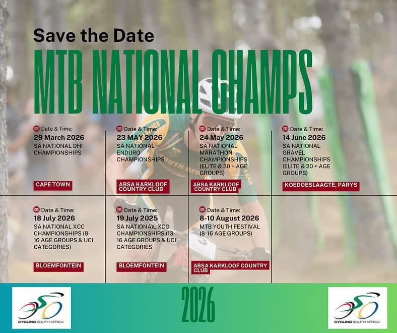 SA NATIONAL XCC CHAMPIONSHIPS