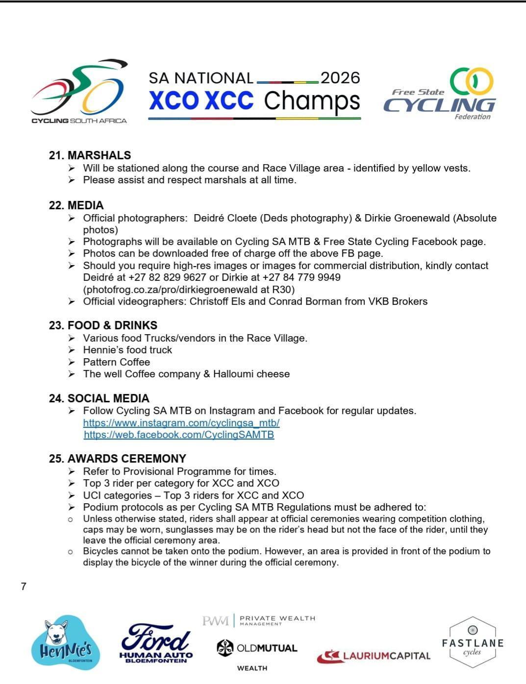 SA NATIONAL XCO XCC CHAMPIONSHIPS SA NATIONAL XCO XCC CHAMPIONSHIPS