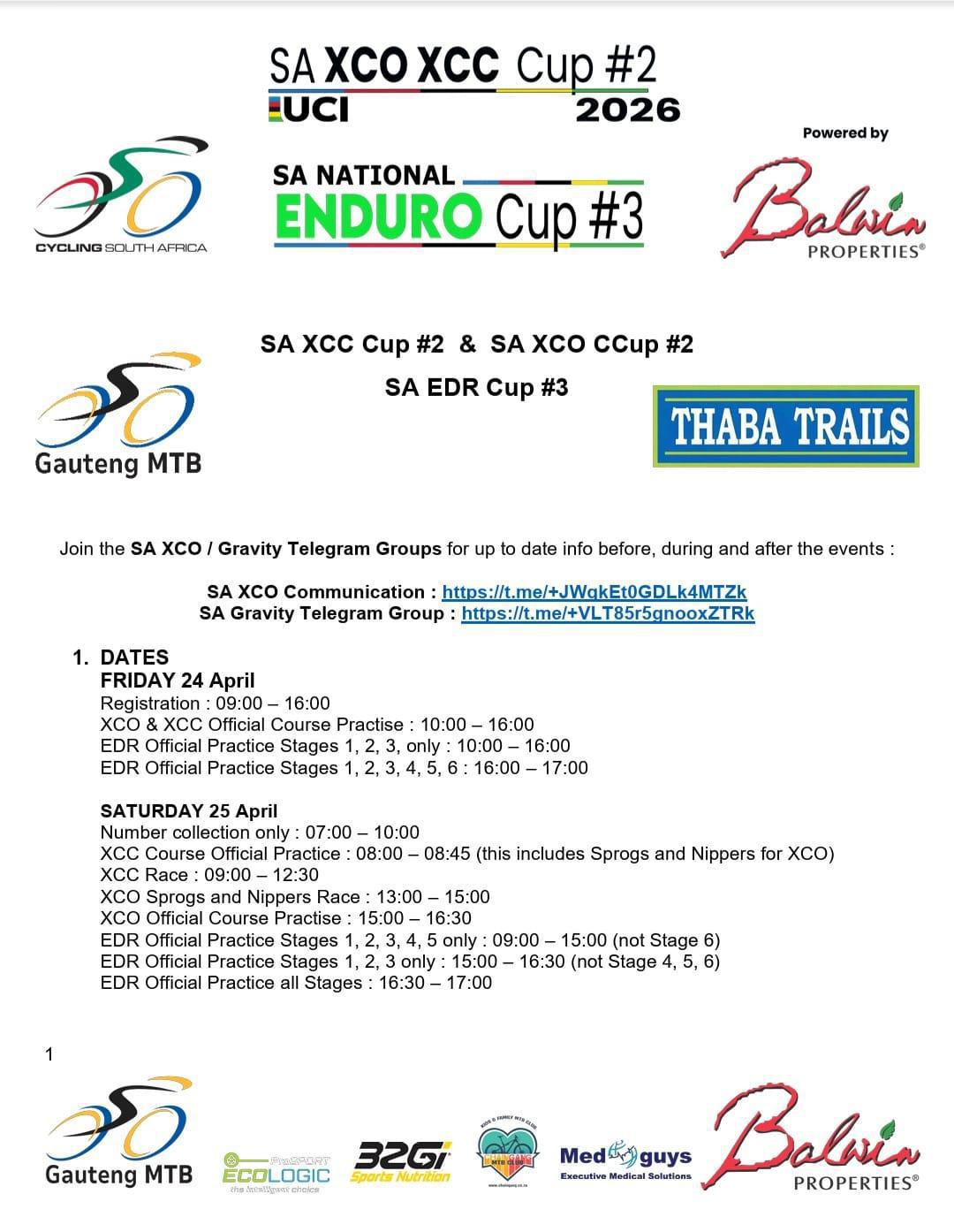 SA National XCC/XCO Cup Series #2 SA National XCC/XCO Cup Series #2