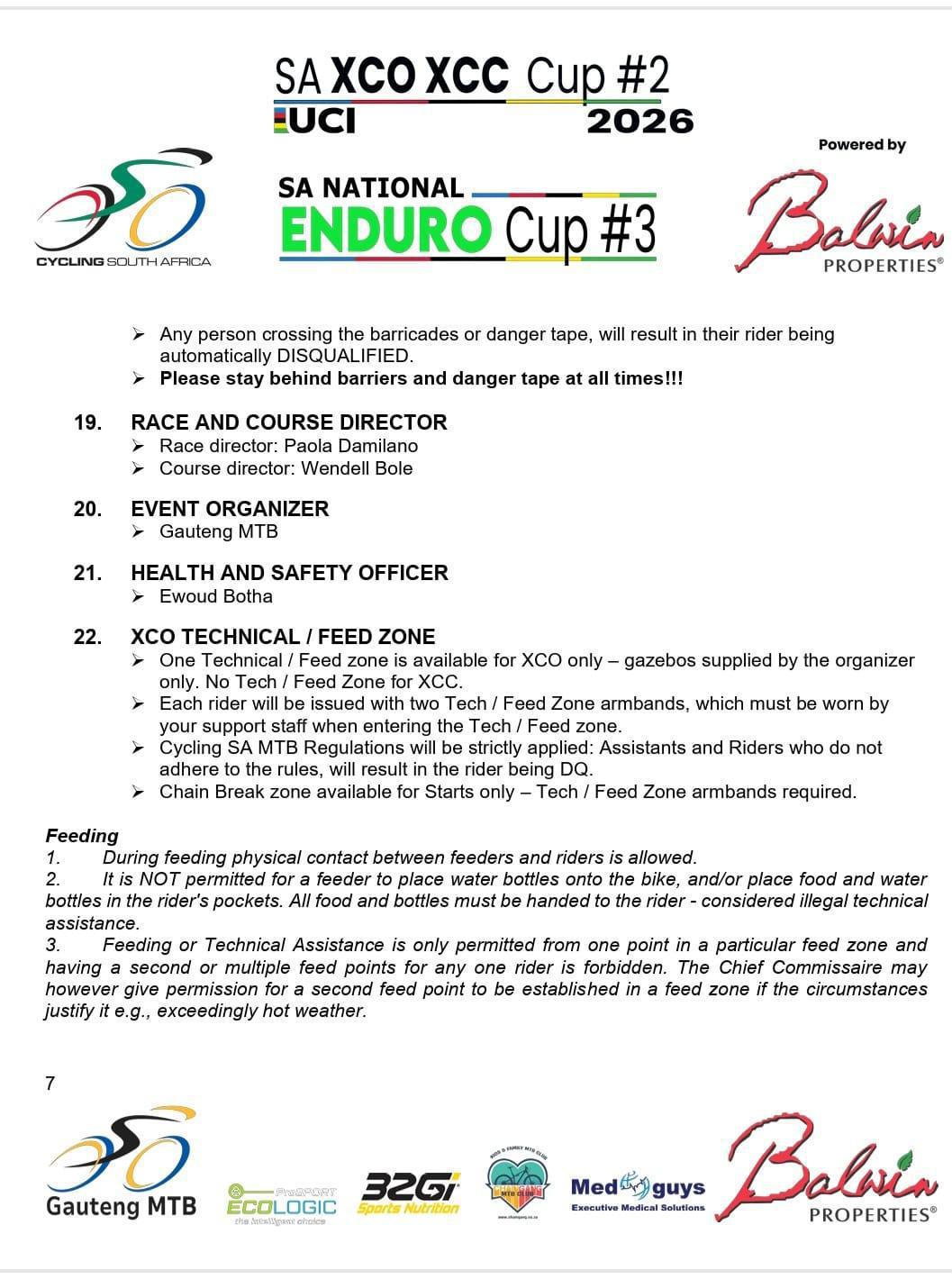 SA National XCC/XCO Cup Series #2 SA National XCC/XCO Cup Series #2