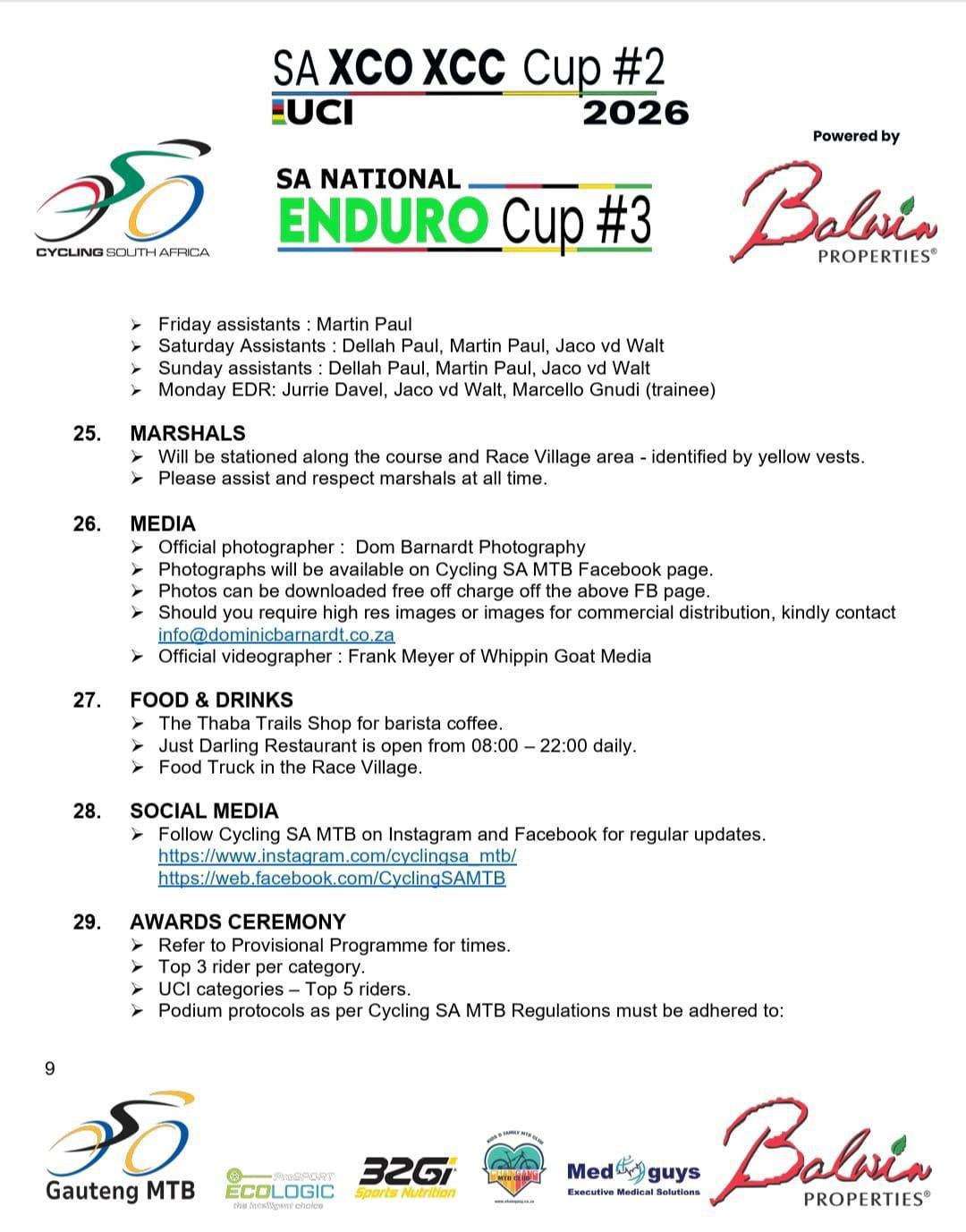 SA National XCC/XCO Cup Series #2 SA National XCC/XCO Cup Series #2