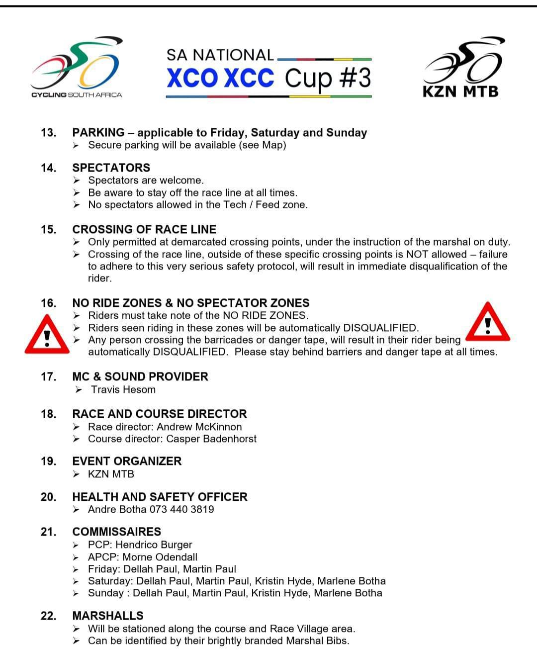 SA National XCC/XCO #3 & Junior World Series SA National XCC/XCO #3 & Junior World Series