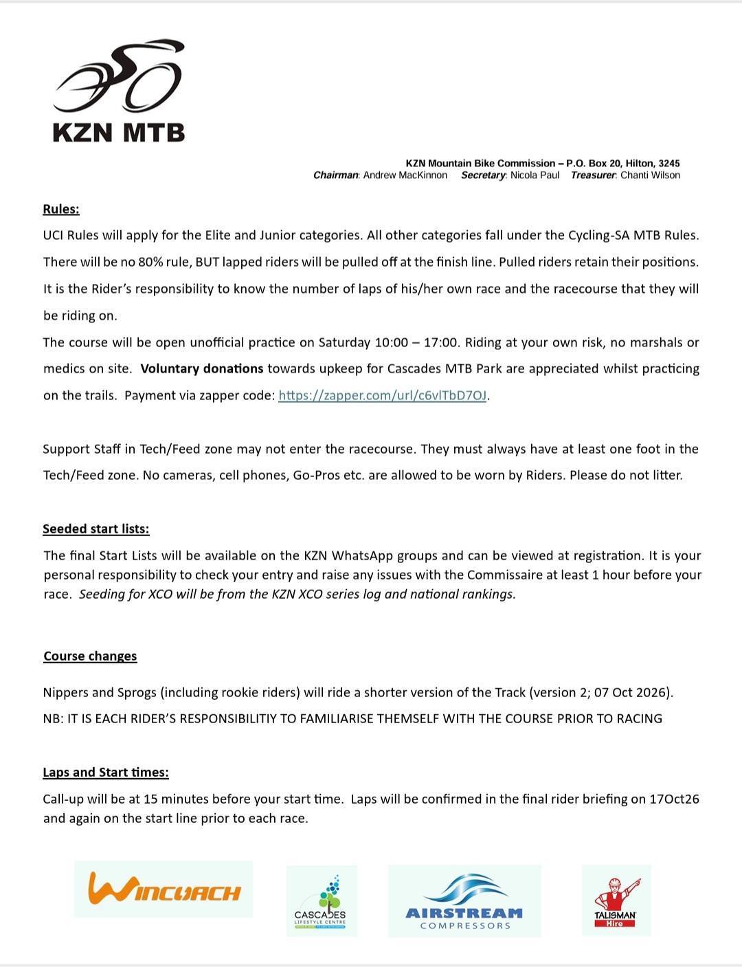KZN XCO CHAMPIONSHIP