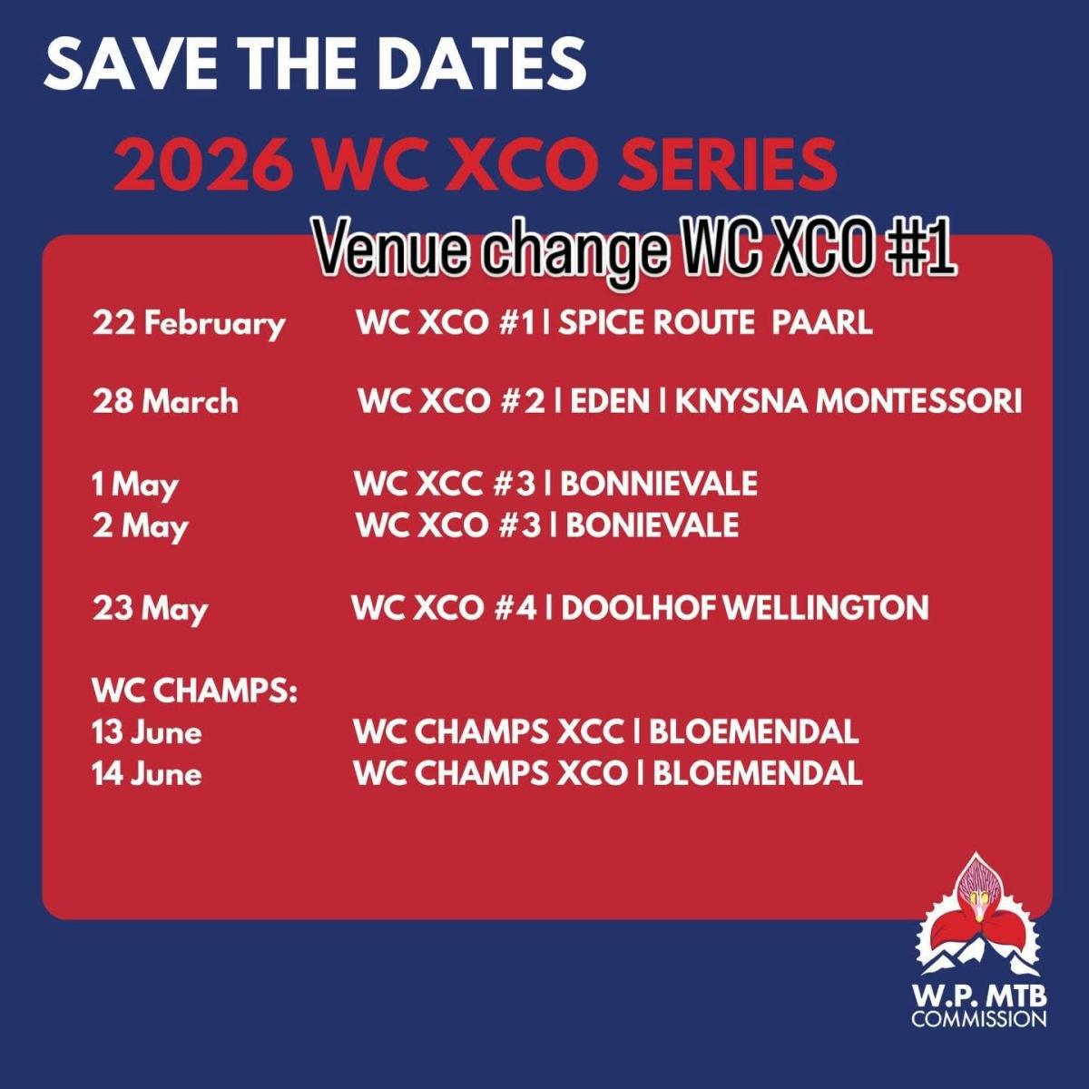 Western Cape XCO Cup # 3 2026 (Bonnievale)