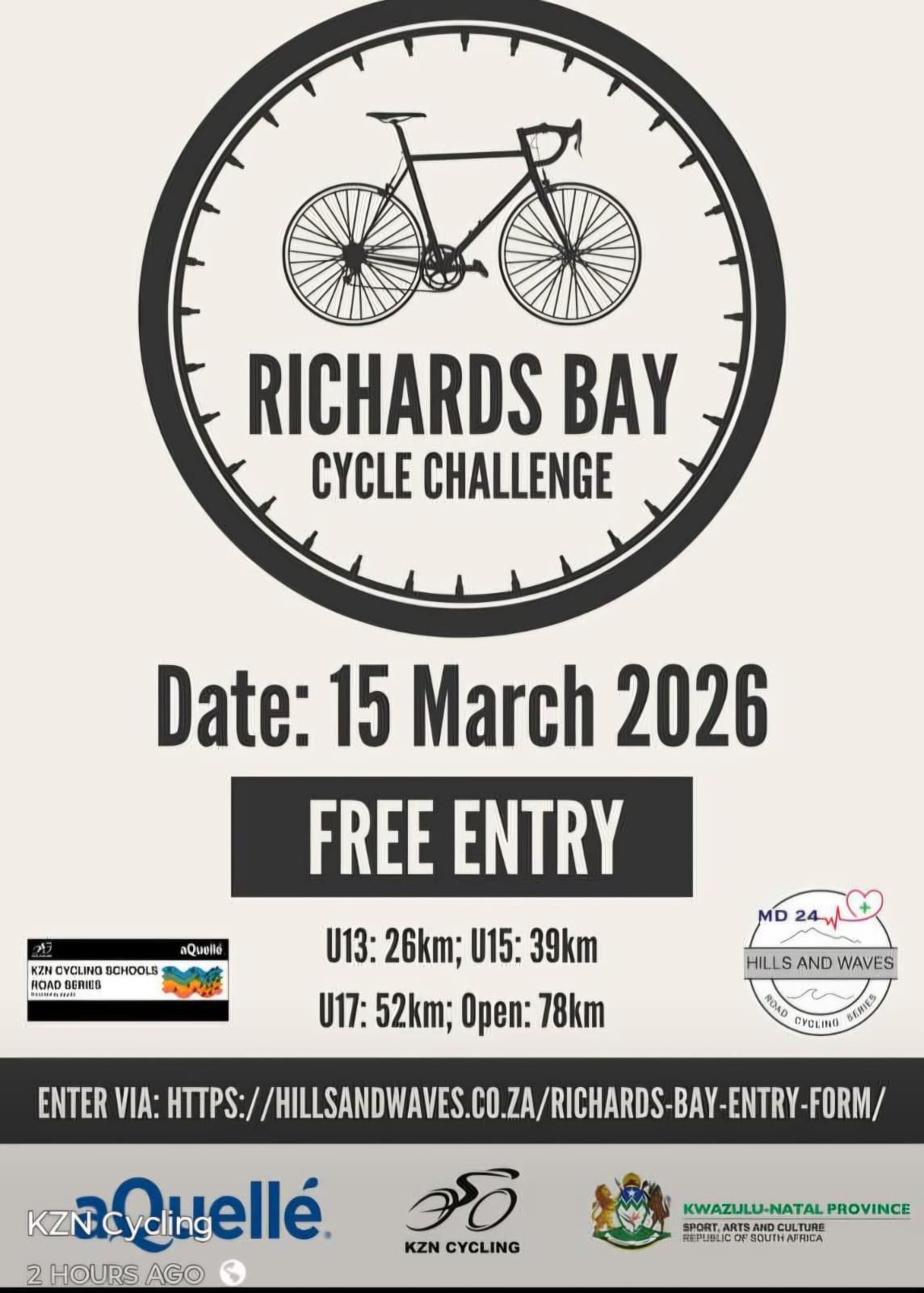 Richards Bbay Cycle Challenge - POSTPONED