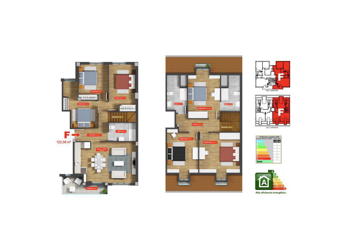 Vivienda Tipo F 4º Dúplex