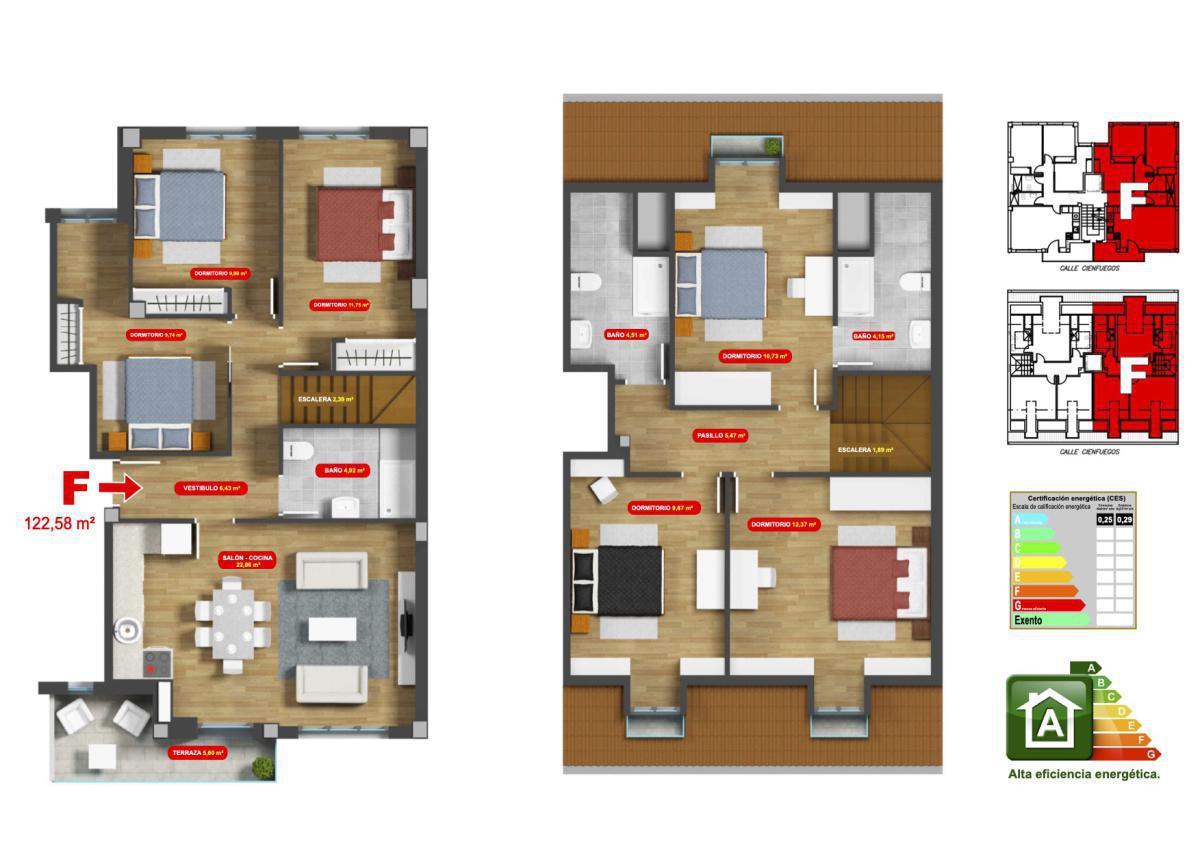 Vivienda Tipo F 4º Dúplex