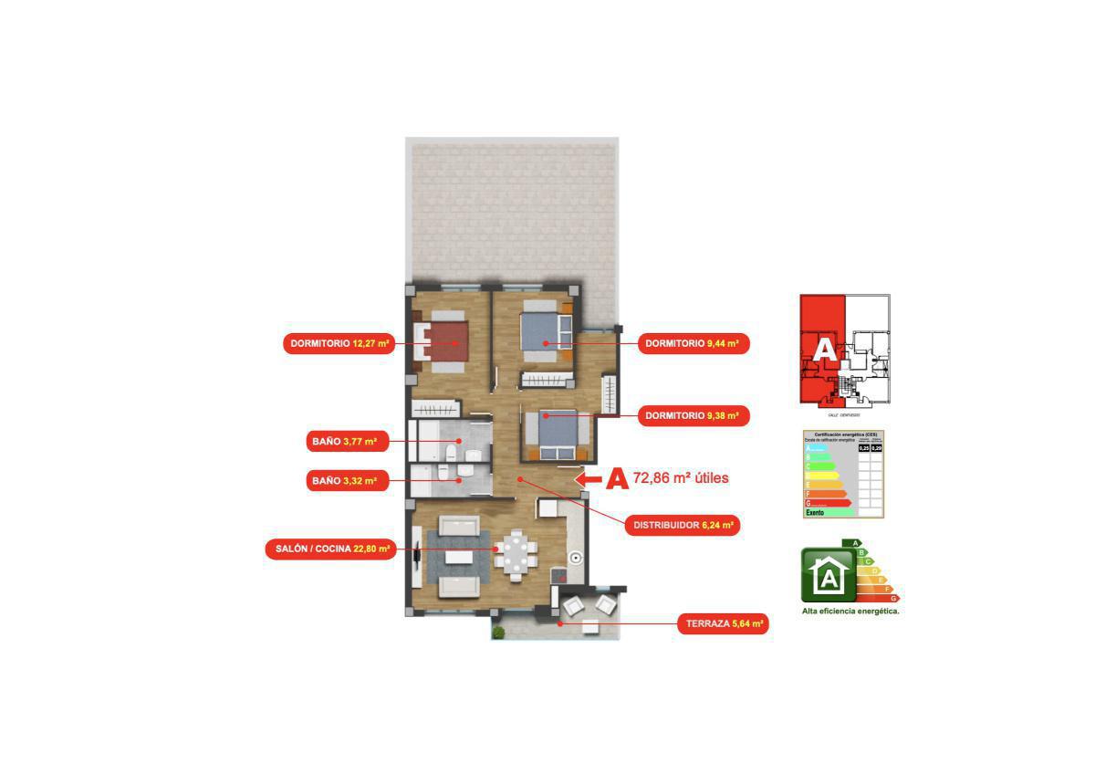 Vivienda Tipo A 1º