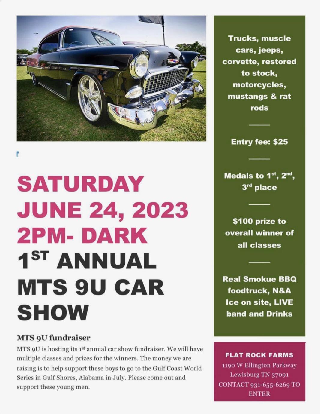 1st Annual MTS 9U CAR SHOW