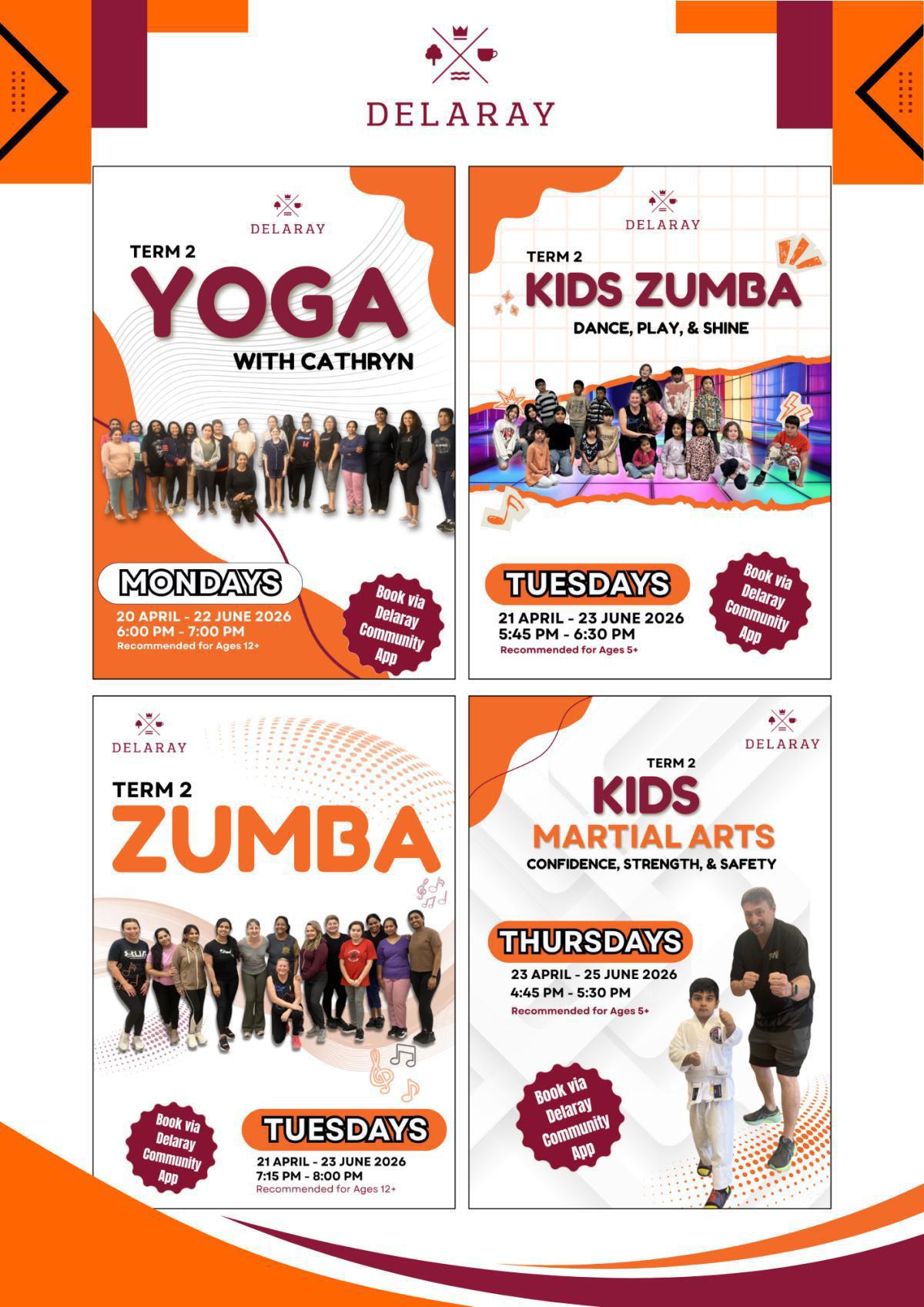 Let’s Get Moving—Term 2 Classes Are Here at Club Delaray!