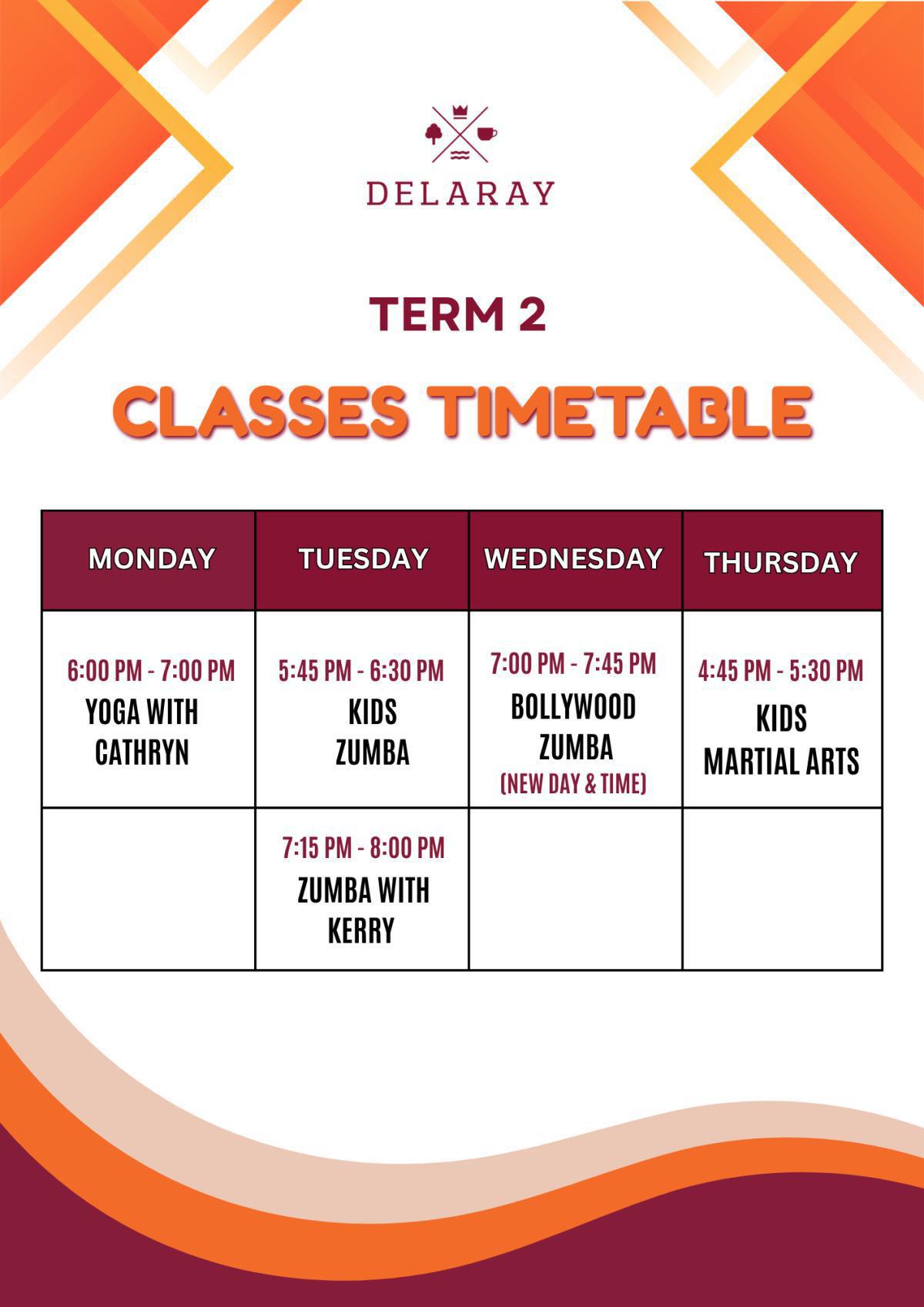 Let’s Get Moving—Term 2 Classes Are Here at Club Delaray!