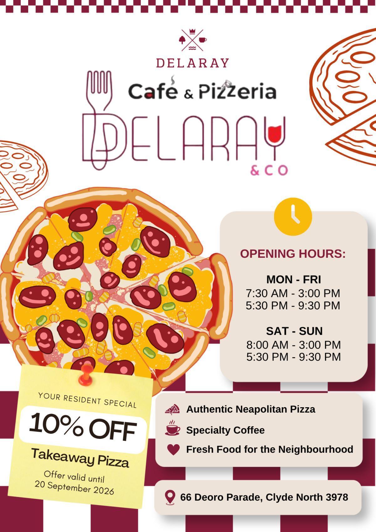Delaray Cafe and Pizzeria
