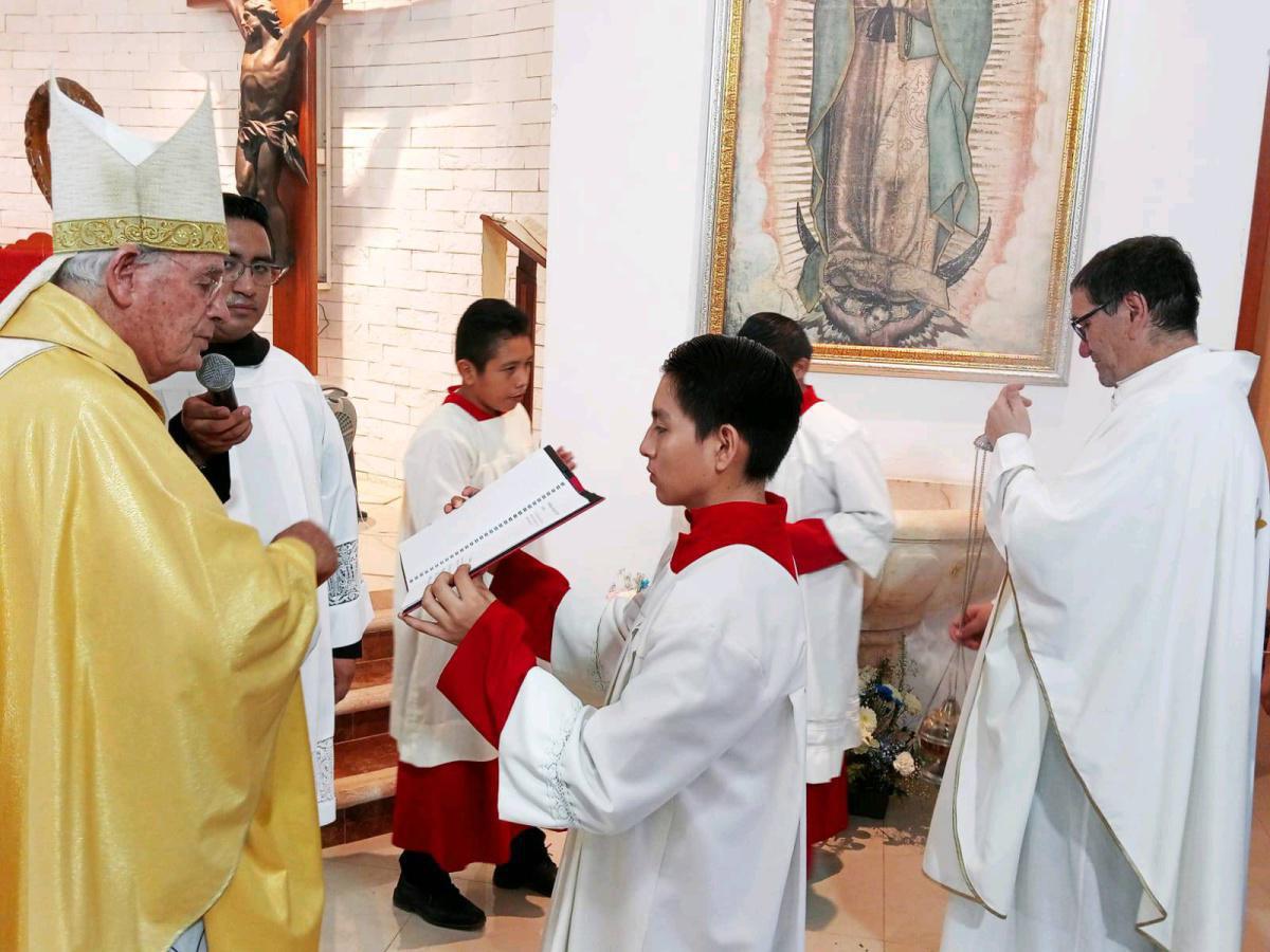 San Pío de Pietrelchina en la Zona Continental de Isla Mujeres.