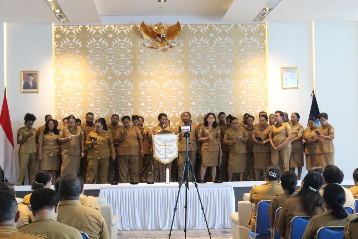 Ibadah Oikumene 2024 di Lingkungan Pemerintah Provinsi Papua