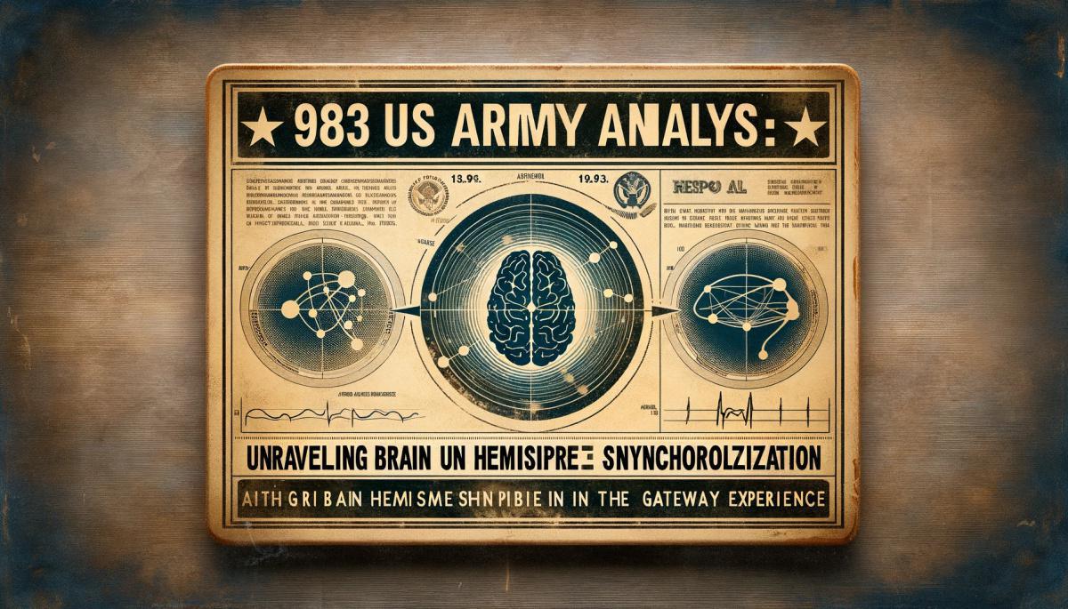 1983 US Army Report Analysis: Unraveling Brain Hemisphere Synchronization in the Gateway Experience