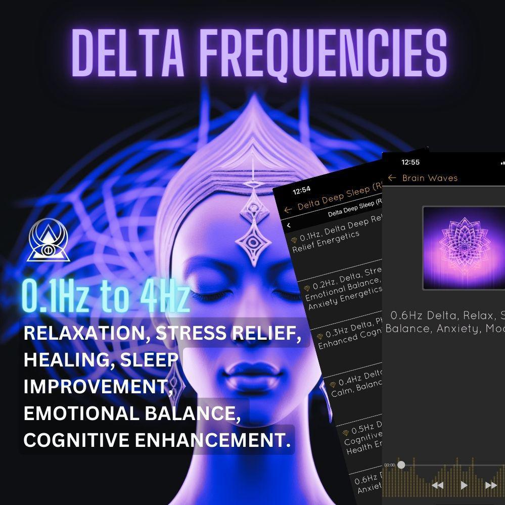 Delta Frequencies on the PEMF Healing App: Exploring the Spectrum from 0.1Hz to 4Hz Delta Frequencies on the PEMF Healing App: Exploring the Spectrum from 0.1Hz to 4Hz