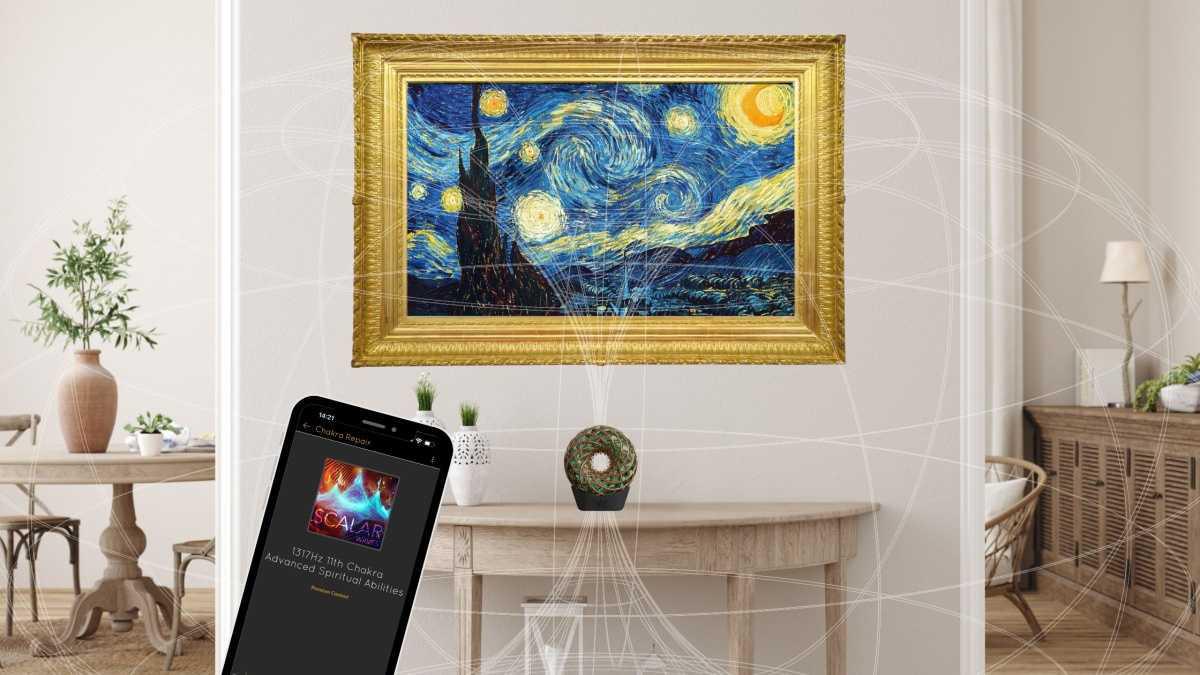Art is Energy: Imprinting Frequency into Paintings for Conscious Transformation