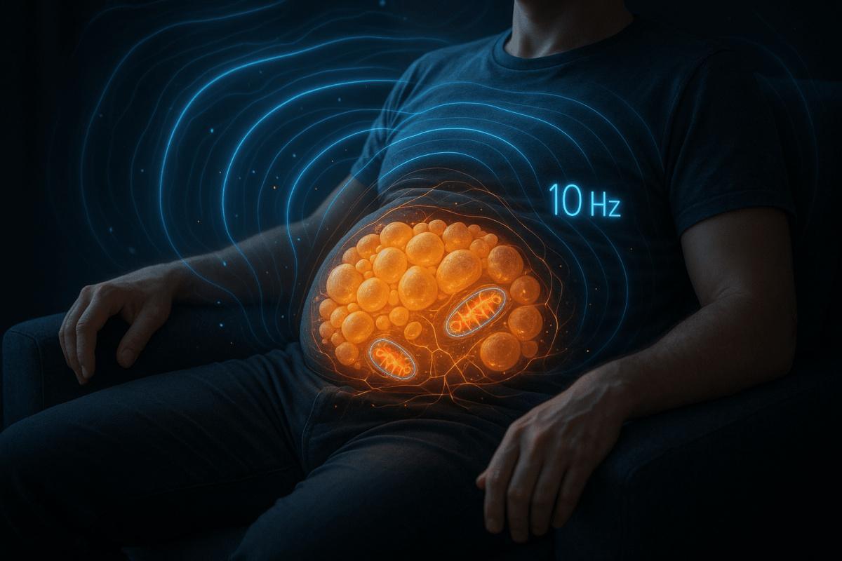 Melt Visceral Fat While You Sit? The 10Hz "Metabolic Jumpstart" That Burns Fat on a Cellular Level