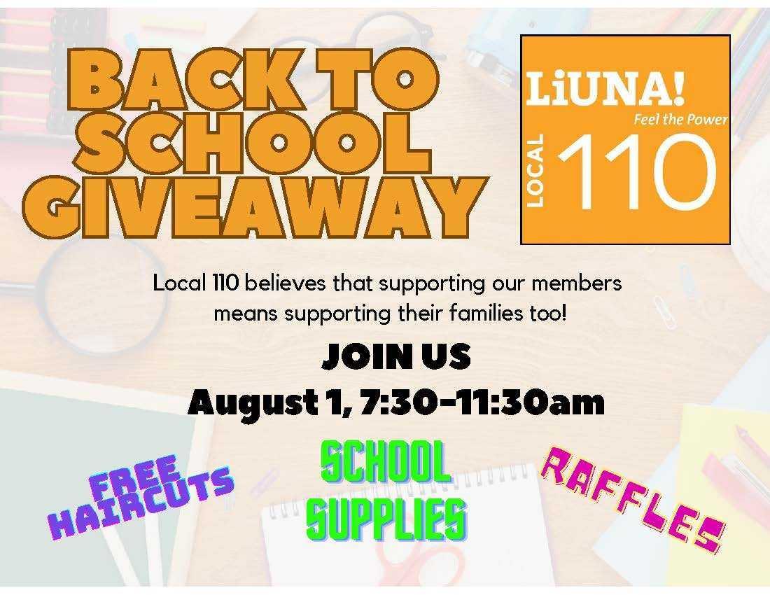 Back to School Event