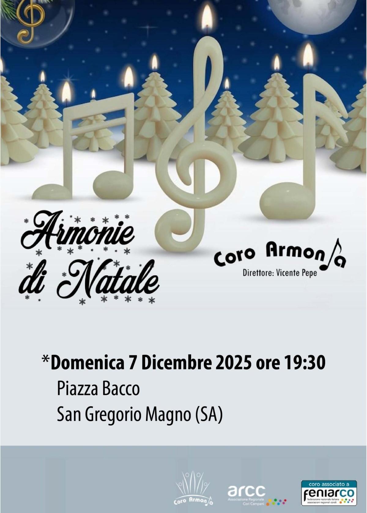"Armonie di Natale" Coro Armonia (inizio ore 19.30)
