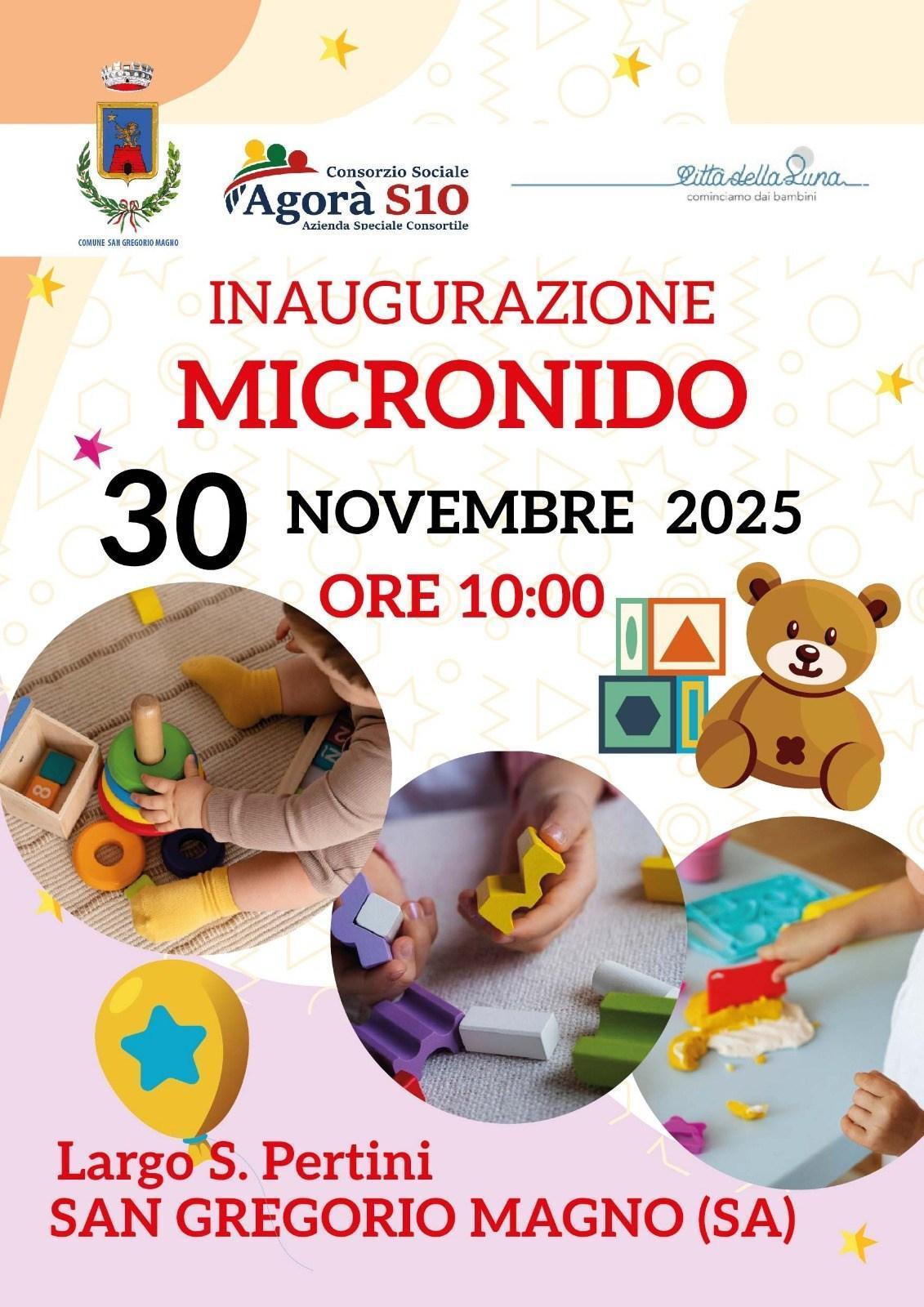 Inaugurazione Micronido (inizio ore 10:00)