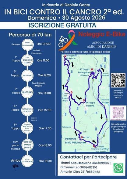 Pedalata per la ricerca contro il cancro (In memoria di Daniele) Pedalata per la ricerca contro il cancro (In memoria di Daniele)