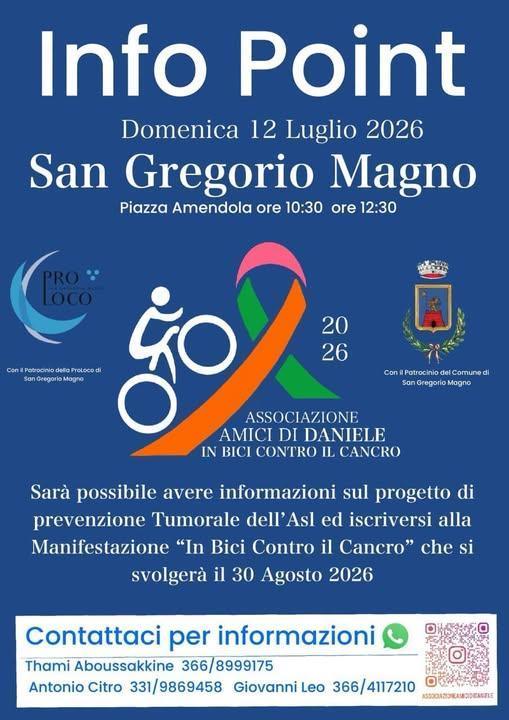 Info Point (Ore 10:30 - 12:30) Info Point (Ore 10:30 - 12:30)