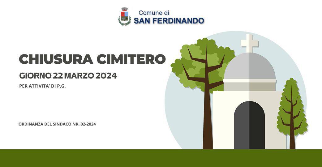 CHIUSURA CIMITERO