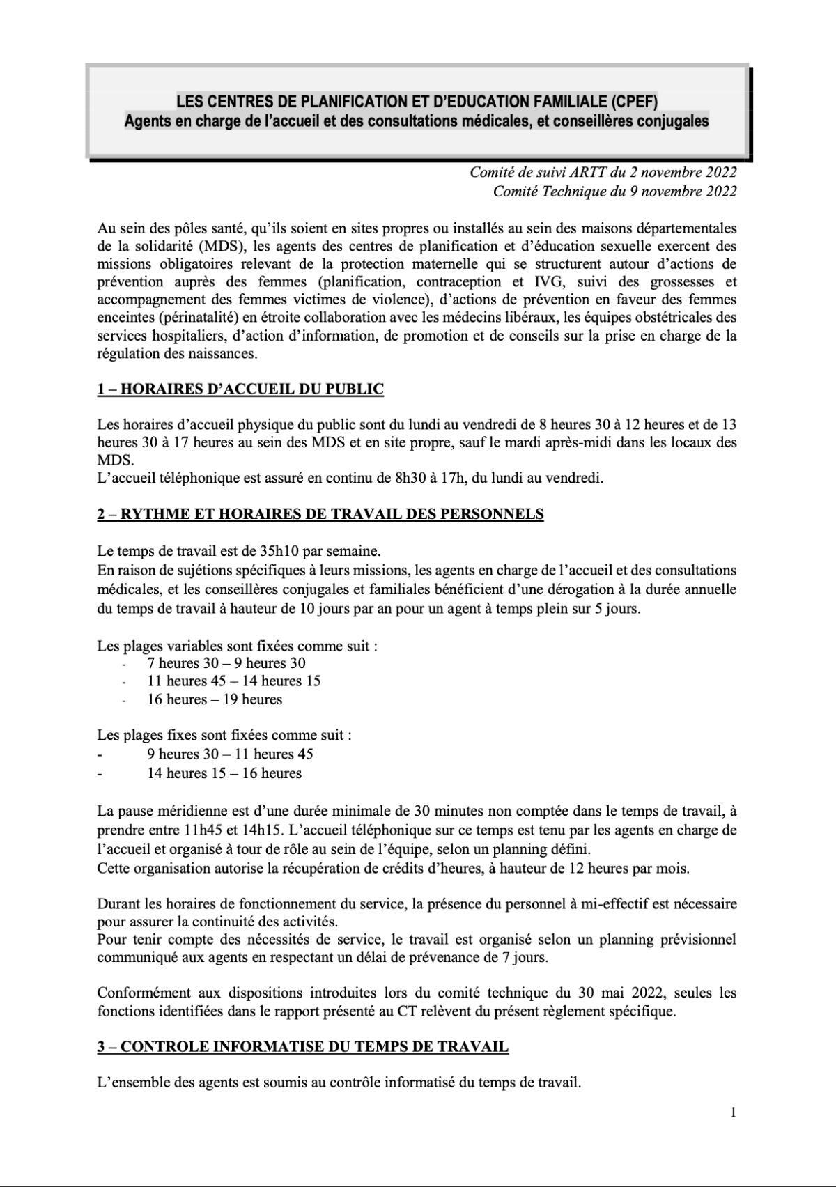 LES CENTRES DE PLANIFICATION ET D’EDUCATION FAMILIALE (CPEF) Agents en charge de l’accueil et des consultations médicales, et conseillères conjugales