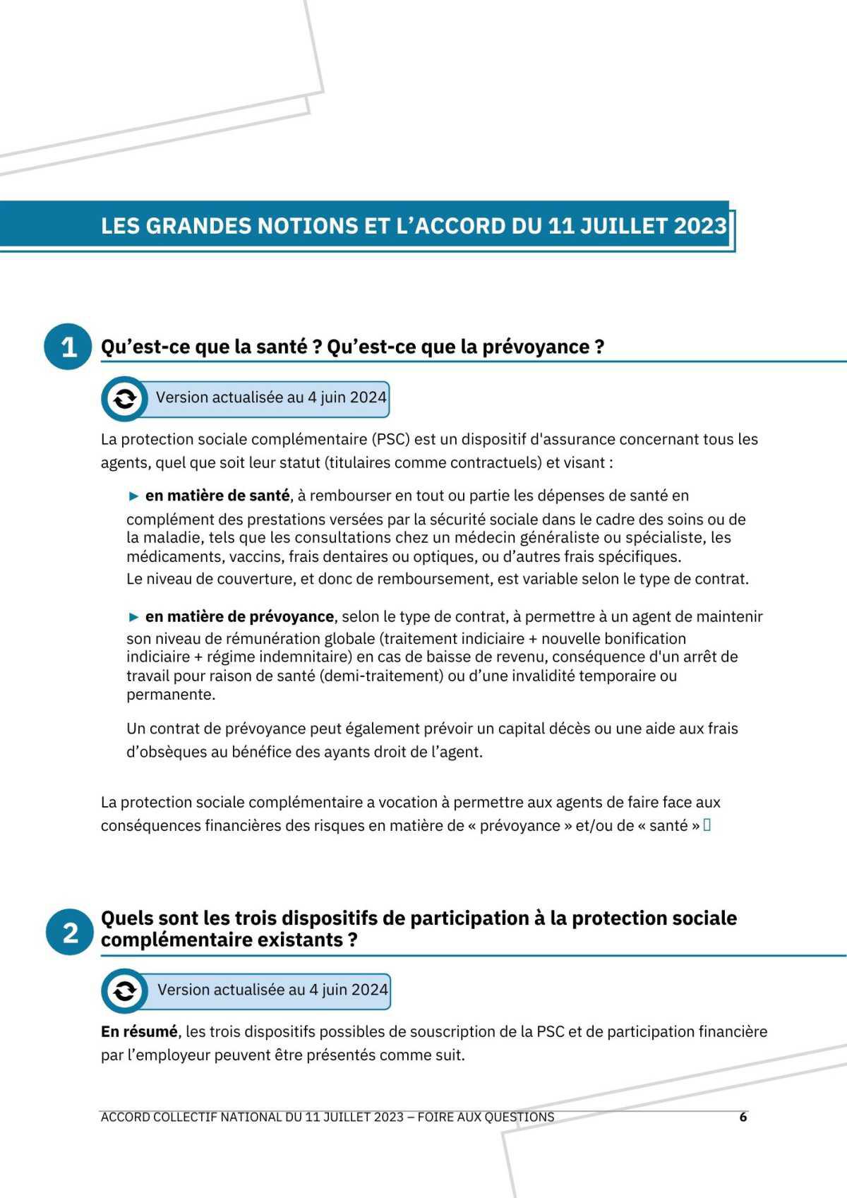 Une foire aux questions sur la réforme de la protection sociale complémentaire / 4 juin 2024