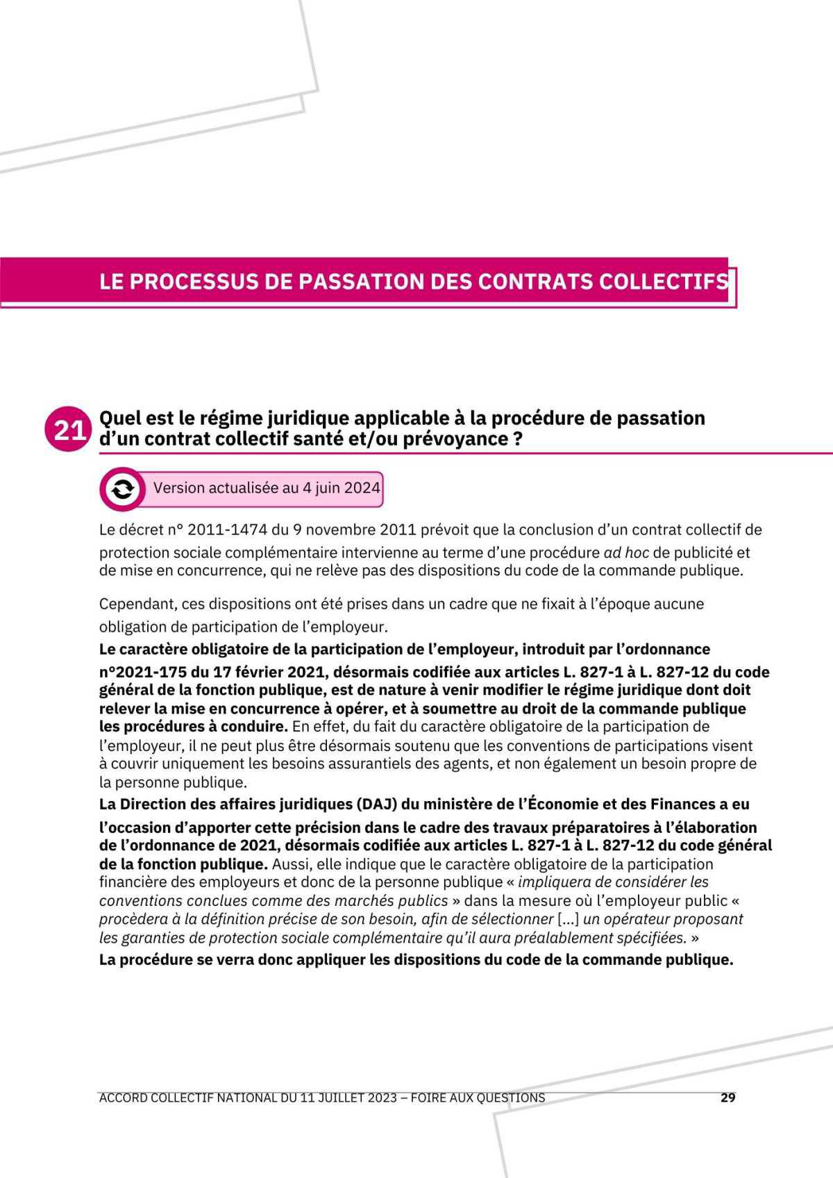 Une foire aux questions sur la réforme de la protection sociale complémentaire / 4 juin 2024