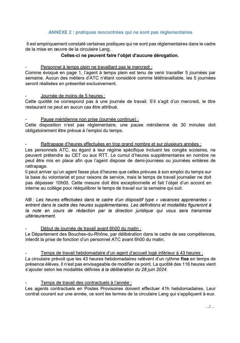 FICHE PRATIQUE POUR ETABLIR LES EMPLOIS DU TEMPS DES PERSONNELS ATC POUR 2024/2025 TRANSMISE AUX SECRETAIRES GENERAUX DES COLLEGES