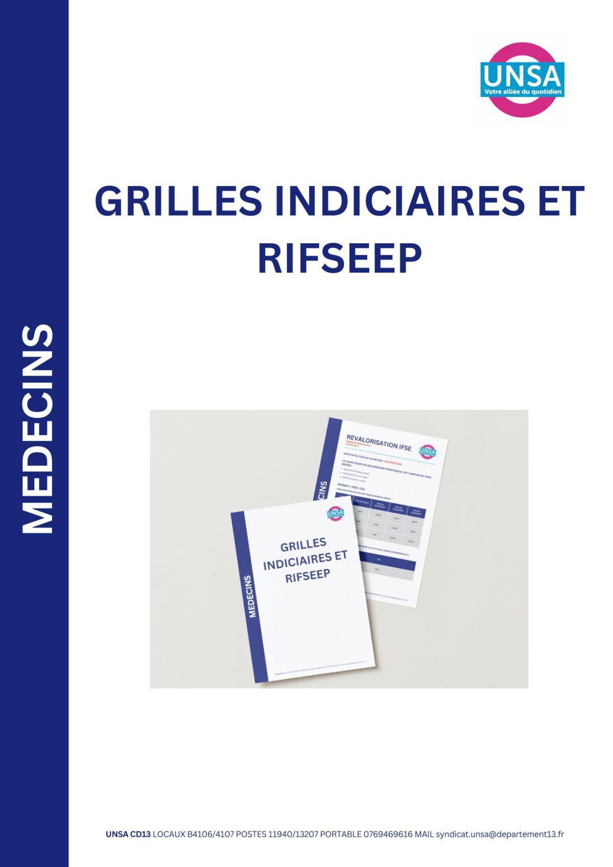 IFSE REVALORISEE / SANITAIRES ET SOCIAUX / MEDECINS TERRITORIAUX