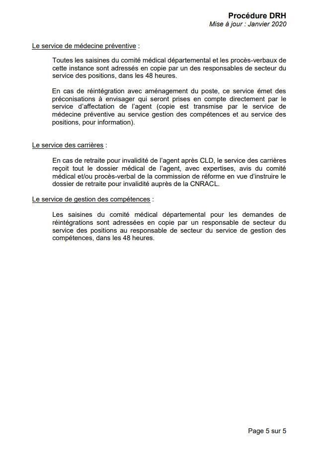 CLD / CONGE DE LONGUE DUREE