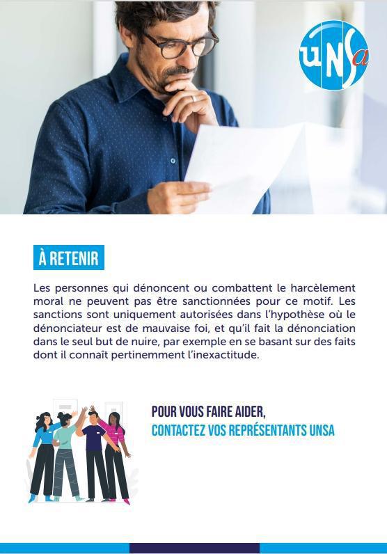 Harcèlement au travail : le guide pratique de l’UNSA