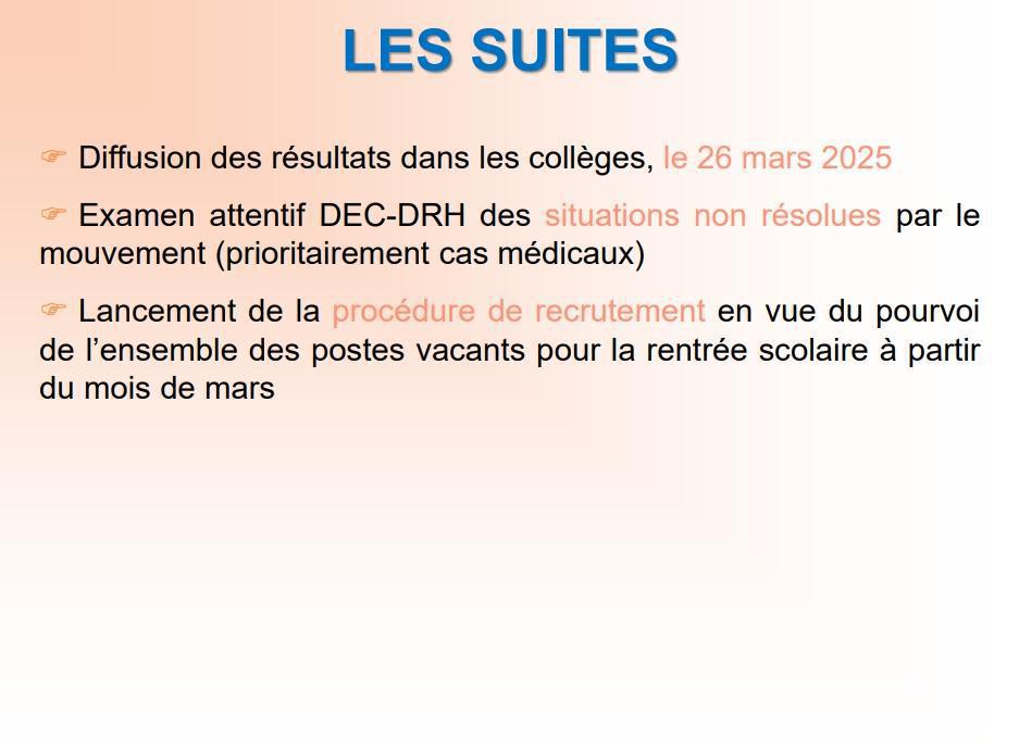 Résultats mouvement de mobilité des ATC 2025 / DEC / CD13