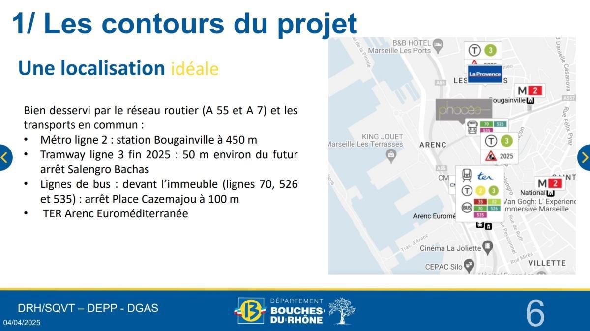RETOUR SUR LA Délégation F3SCT - « Présentation du projet PHOCEA : relogement des agents de la DPHPBA et de la MDPH » - mercredi 2 avril à 14h30