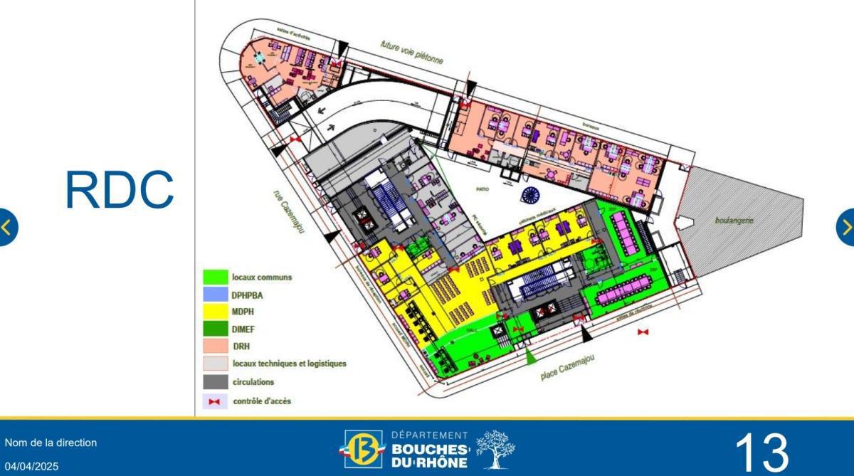 RETOUR SUR LA Délégation F3SCT - « Présentation du projet PHOCEA : relogement des agents de la DPHPBA et de la MDPH » - mercredi 2 avril à 14h30