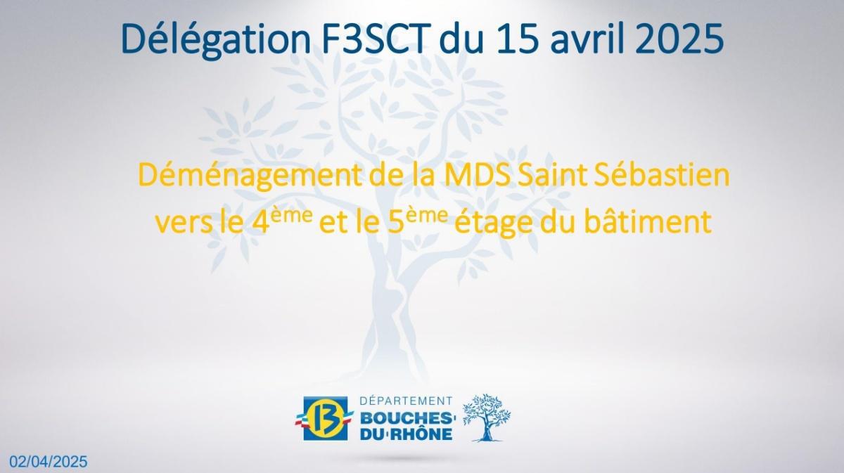 Retour sur la Délégation F3SCT MDS Saint Sébastien "déménagement des agents de la MDS" - mardi 15 avril 2025 à 10h