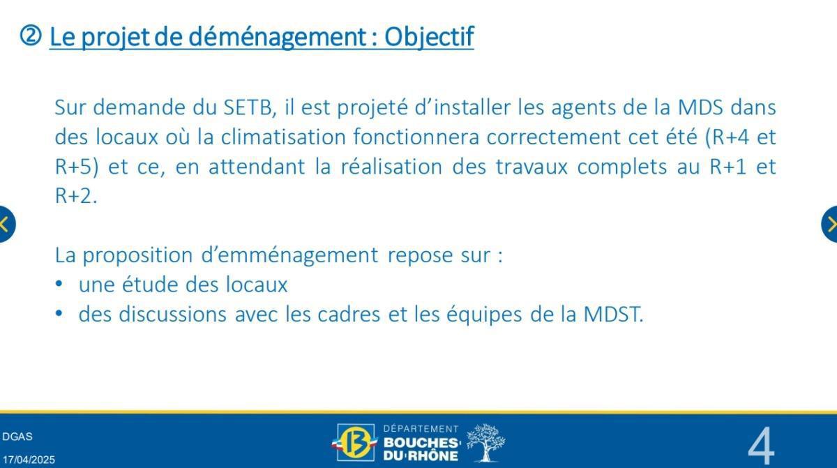 Retour sur la Délégation F3SCT MDS Saint Sébastien "déménagement des agents de la MDS" - mardi 15 avril 2025 à 10h