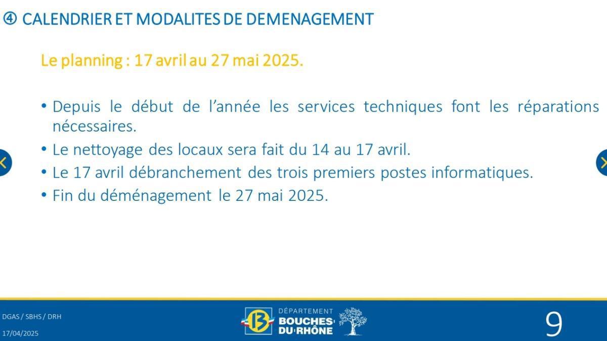 Retour sur la Délégation F3SCT MDS Saint Sébastien "déménagement des agents de la MDS" - mardi 15 avril 2025 à 10h